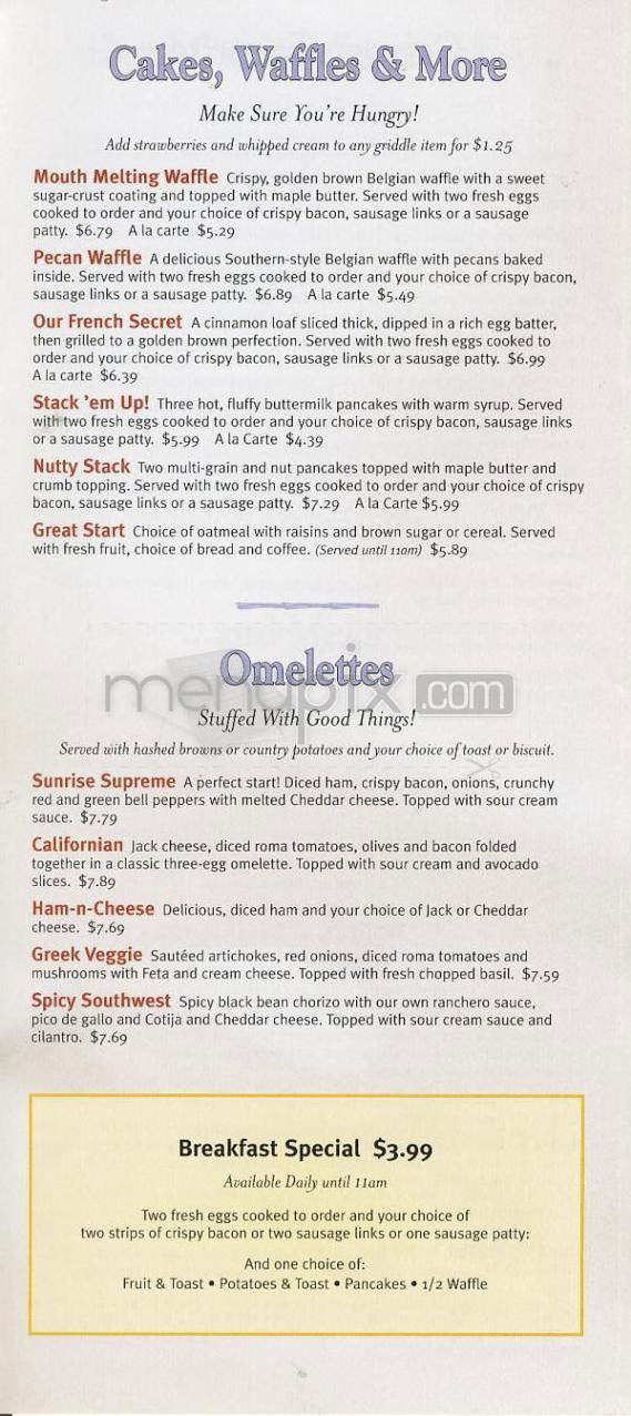 Carrows - Tarzana, CA menu_pic