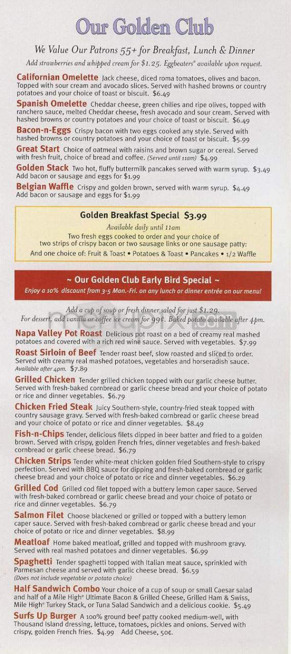 Carrows - Tarzana, CA menu_pic
