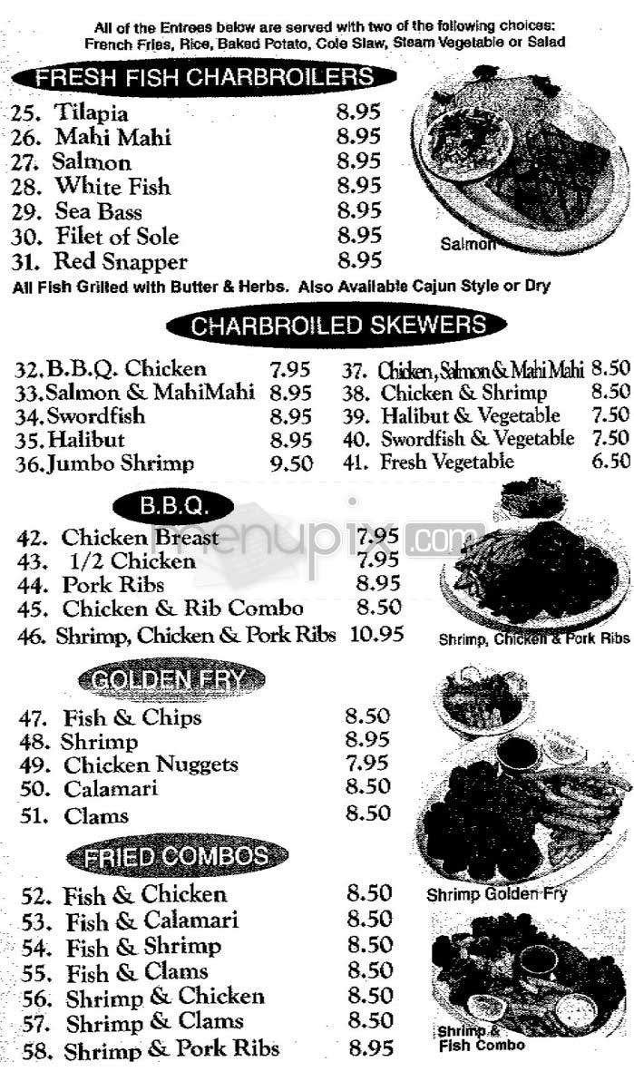 Catch 21 Grill - Encino, CA menu_pic