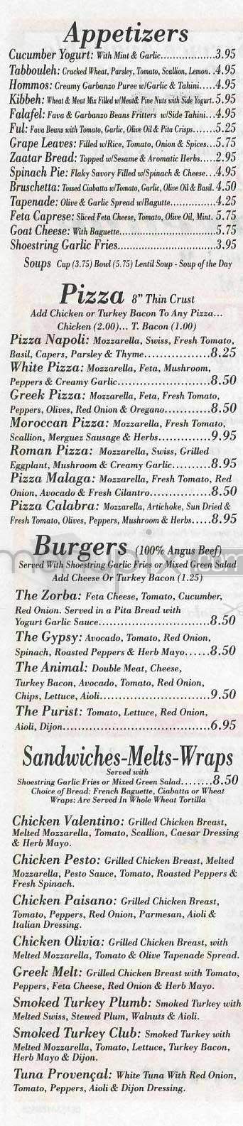Cayenne - Los Angeles, CA menu_pic