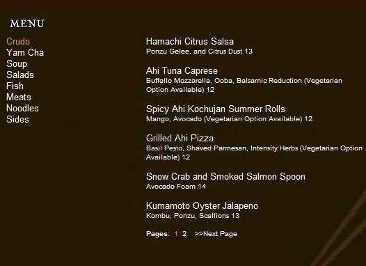 Celadon - Los Angeles, CA menu_pic