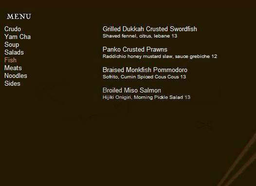 Celadon - Los Angeles, CA menu_pic