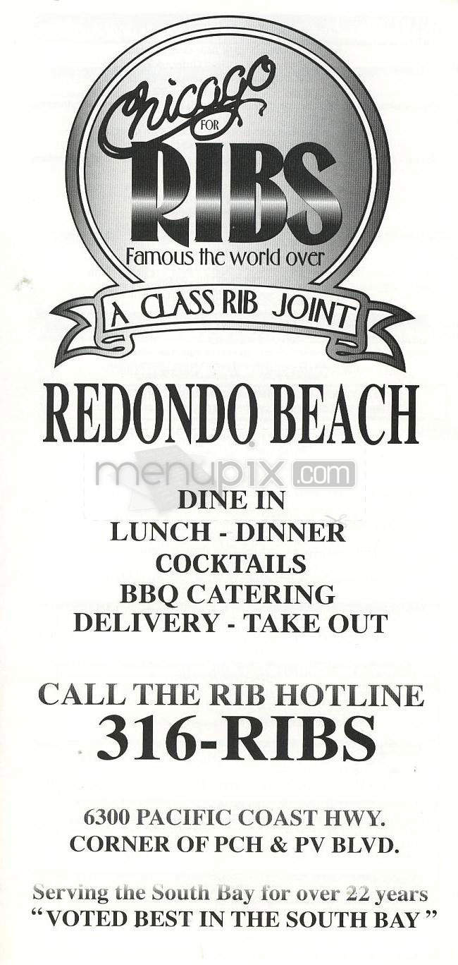 /202389/Chicago-For-Ribs-Redondo-Beach-CA - Redondo Beach, CA