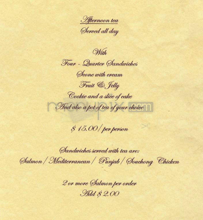 Chado Tea Room - Pasadena, CA menu_pic