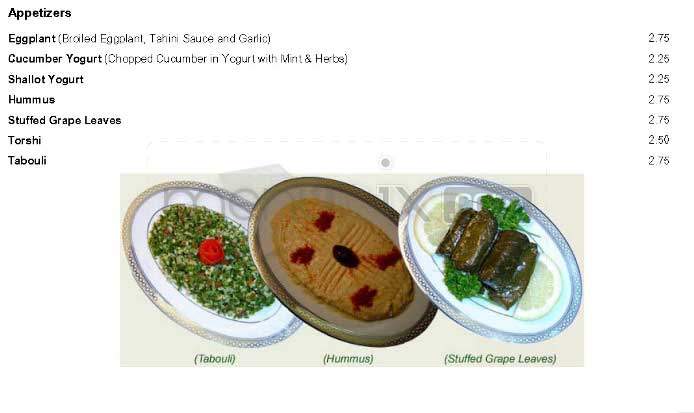 Charlie Kabob - Los Angeles, CA menu_pic