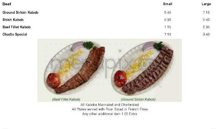Charlie Kabob - Los Angeles, CA menu_pic