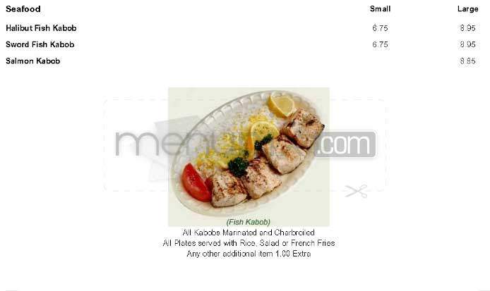 Charlie Kabob - Los Angeles, CA menu_pic
