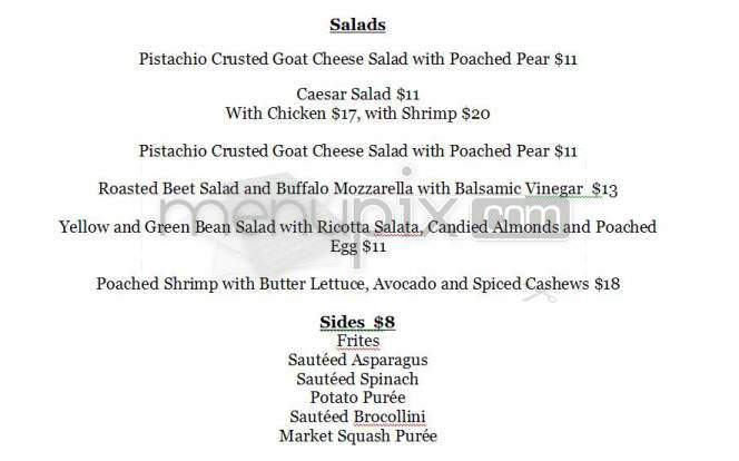 Bar Marmont (Chateau Marmont) - West Hollywood, CA menu_pic