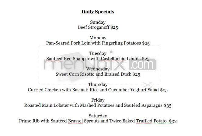 Bar Marmont (Chateau Marmont) - West Hollywood, CA menu_pic