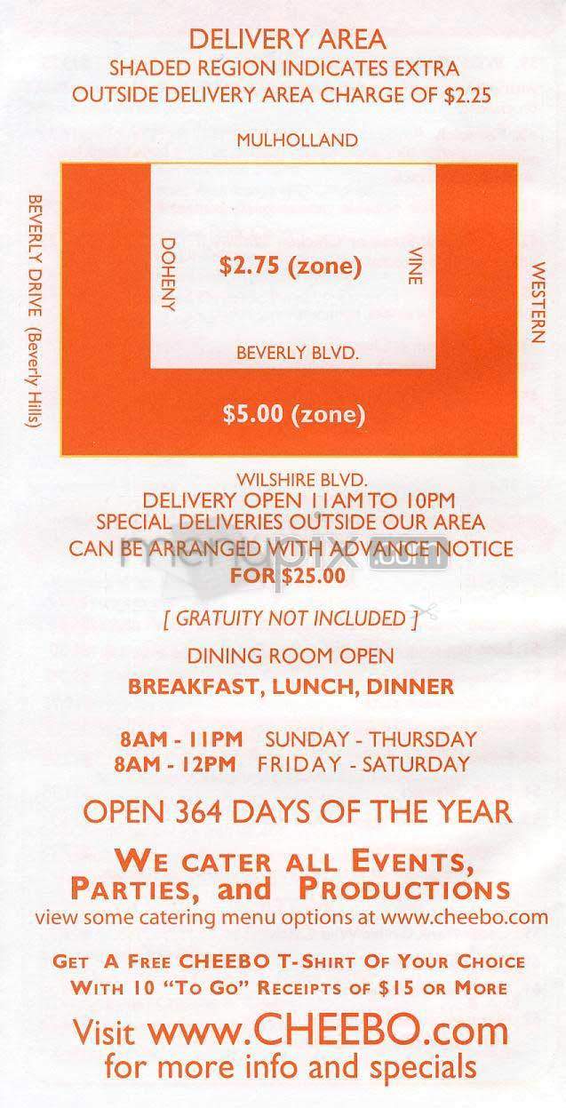 Cheebo - West Hollywood, CA menu_pic