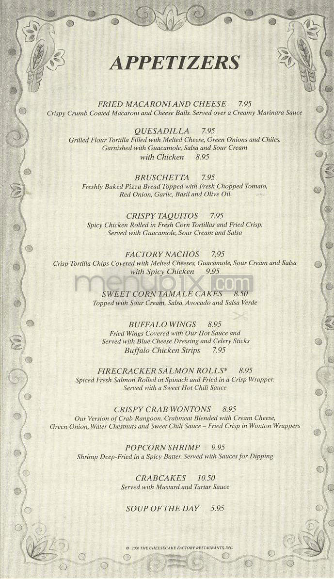 /380141570/The-Cheesecake-Factory-Menu-Yonkers-NY - Yonkers, NY