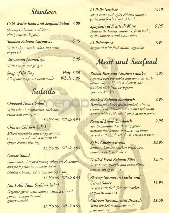 Chef Hannes - El Segundo, CA menu_pic