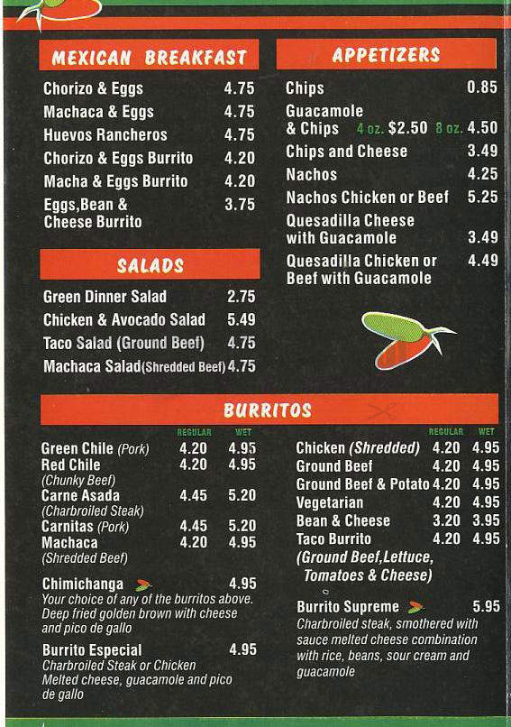 Chile Verde - St. Petersburg, FL menu_pic