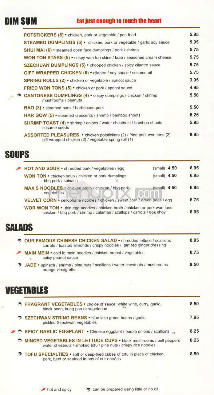 Chin Chin - Beverly Hills, CA menu_pic