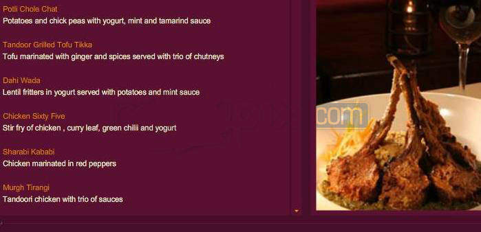 Chakra - Beverly Hills, CA menu_pic