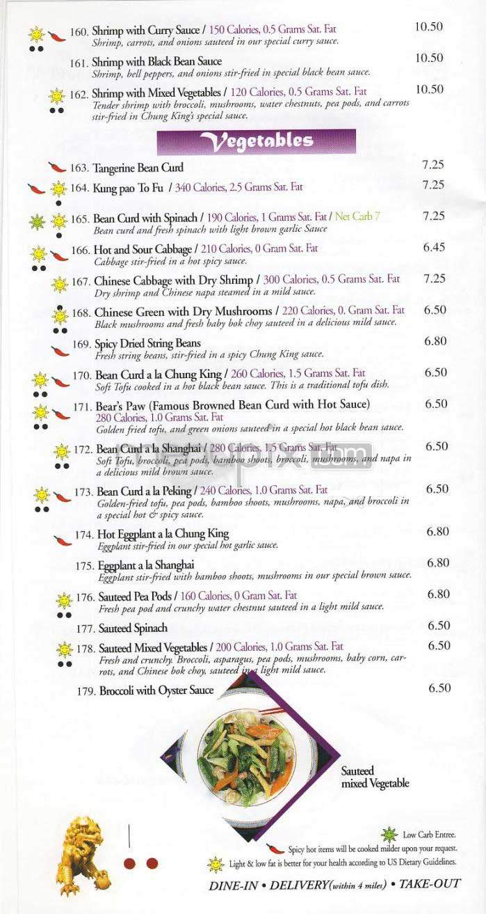 Chung King - Los Angeles, CA menu_pic