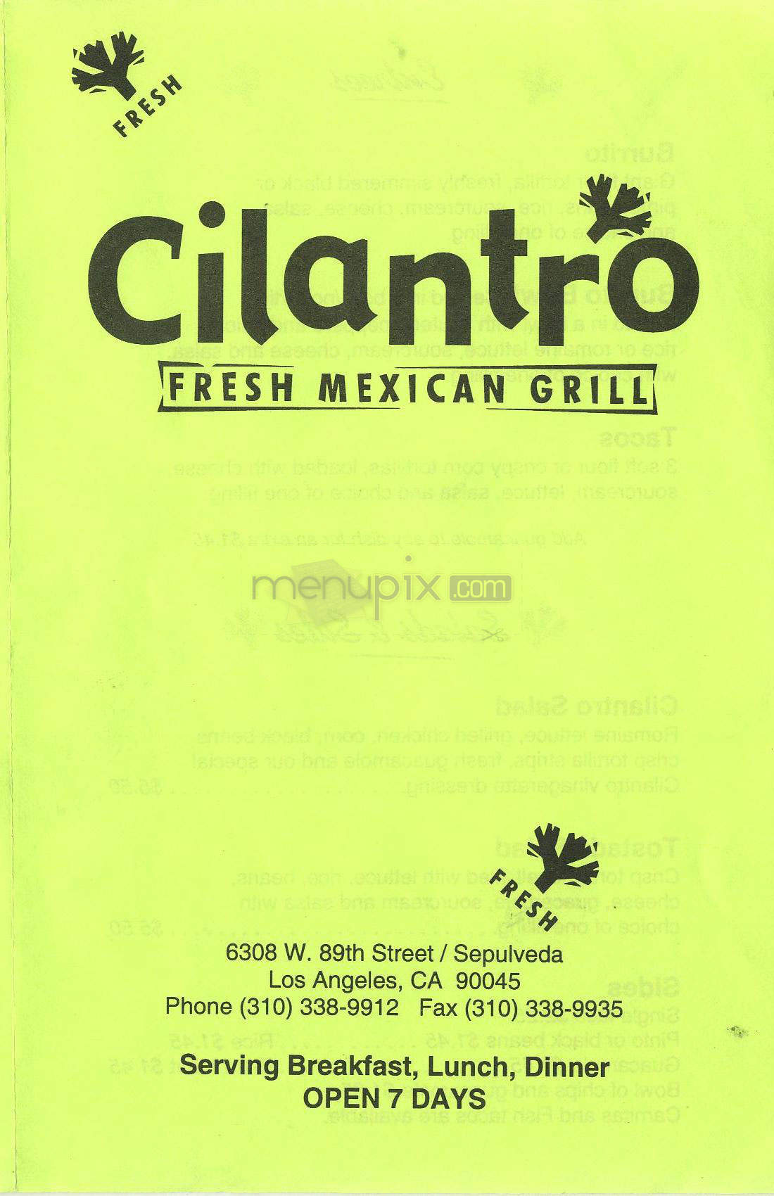/204301/Cilantro-Fresh-Mexican-Grill-Los-Angeles-CA - Los Angeles, CA