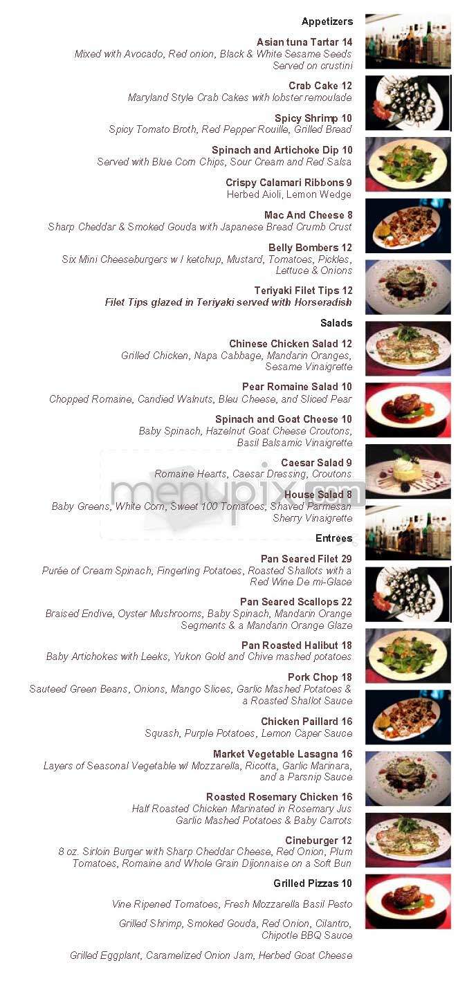 Cinespace - Los Angeles, CA menu_pic