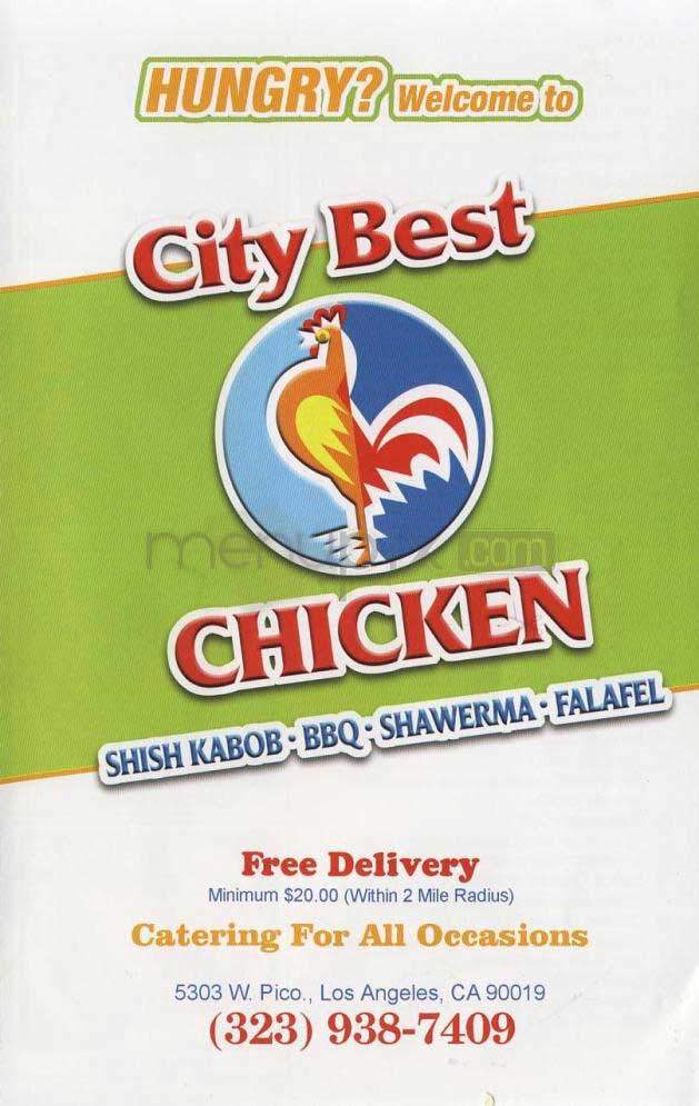 City Best Chicken - Los Angeles, CA menu_pic