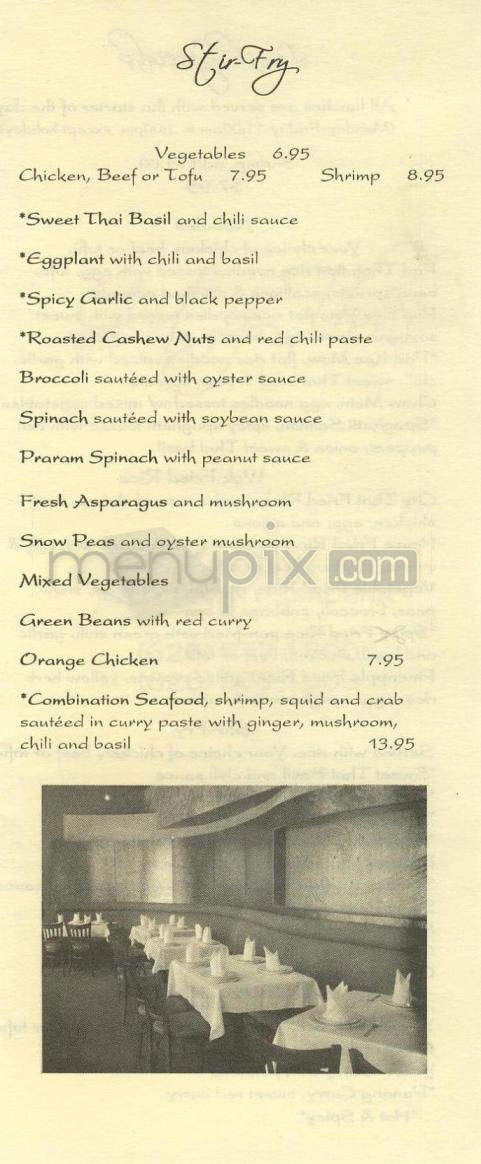 City Thai - Pasadena, CA menu_pic