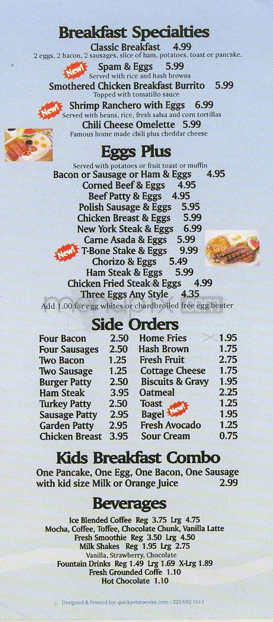 Classic Burger - Hermosa Beach, CA menu_pic