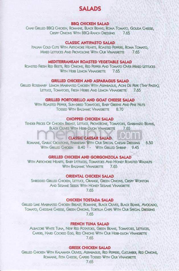 Classic Pizza - Santa Monica, CA menu_pic