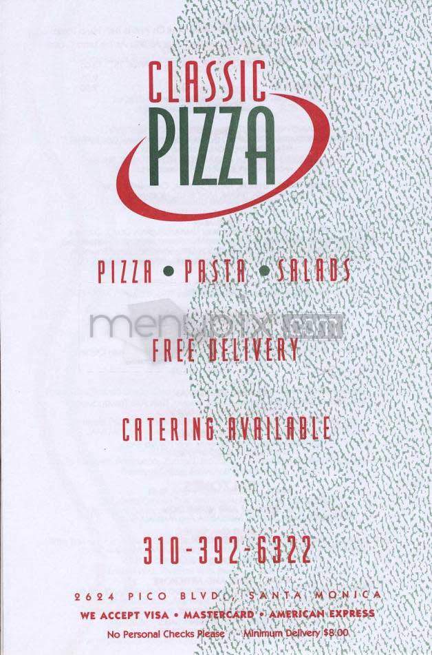 /200997/Classic-Pizza-Santa-Monica-CA - Santa Monica, CA