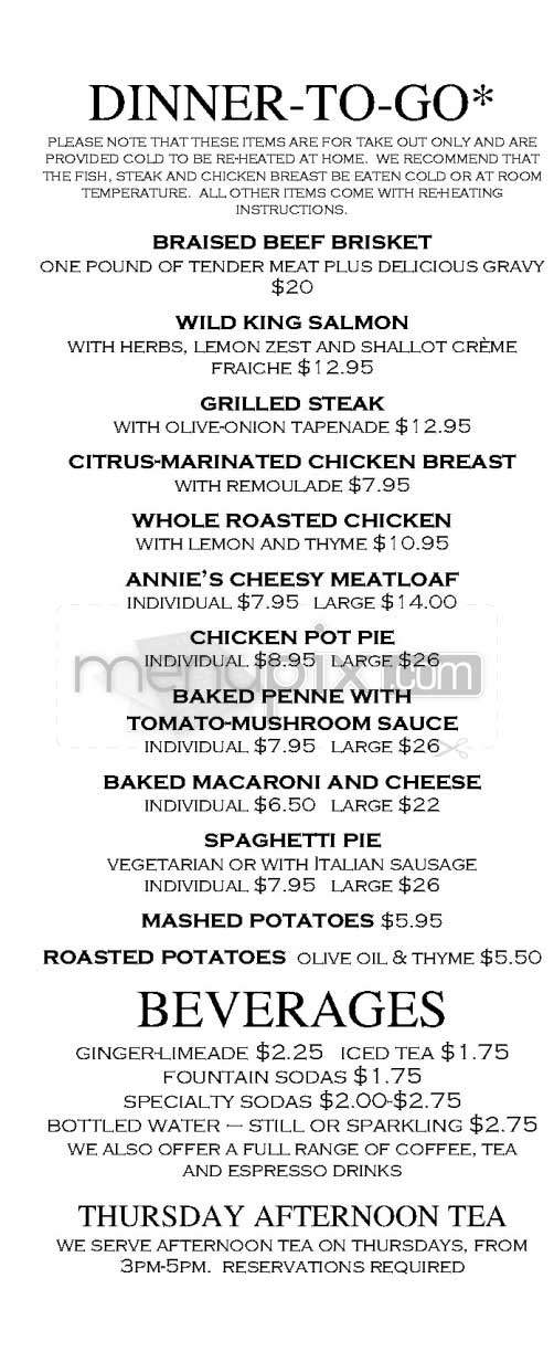 Clementine - Los Angeles, CA menu_pic