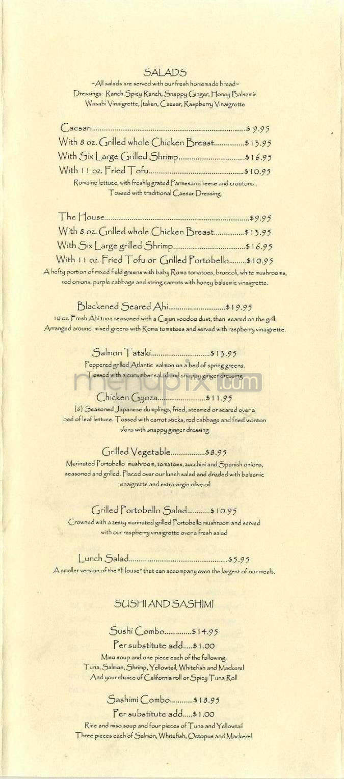 Club Sushi - Hermosa Beach, CA menu_pic