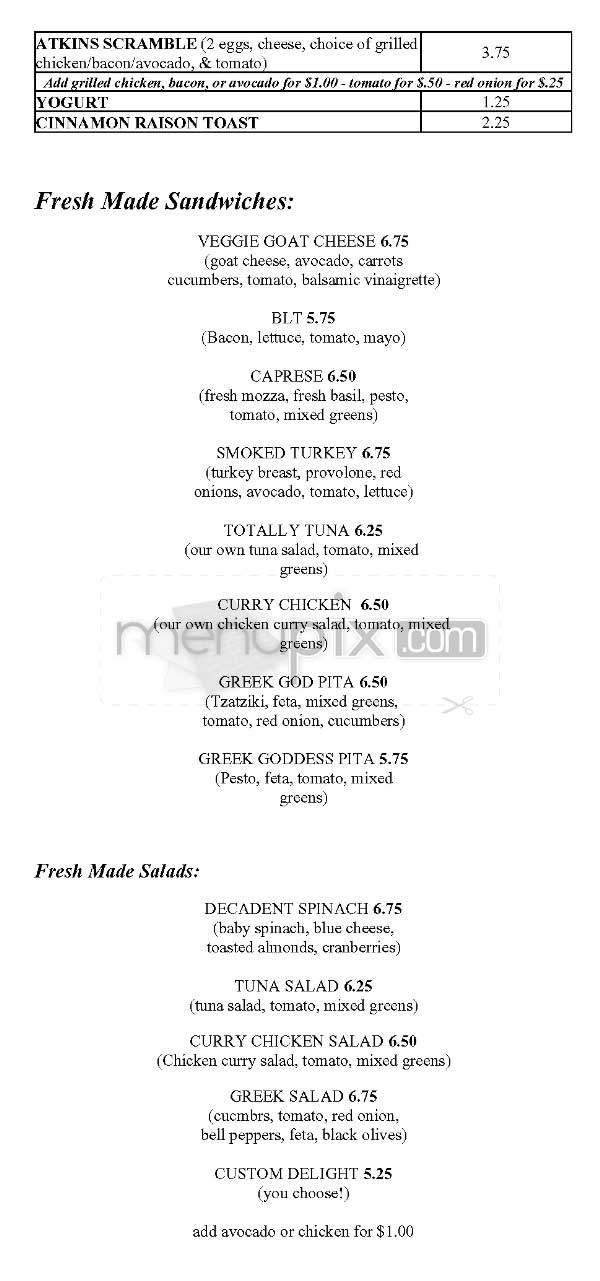 Talking Stick - Santa Monica, CA menu_pic