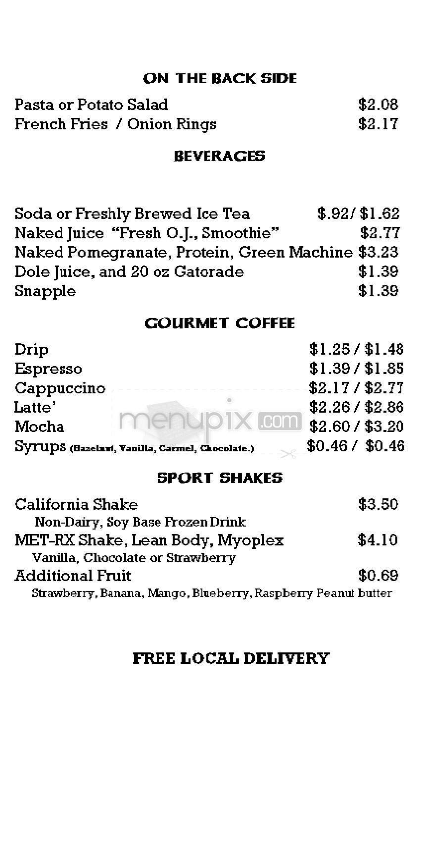 Court Cafe - Woodland Hills, CA menu_pic