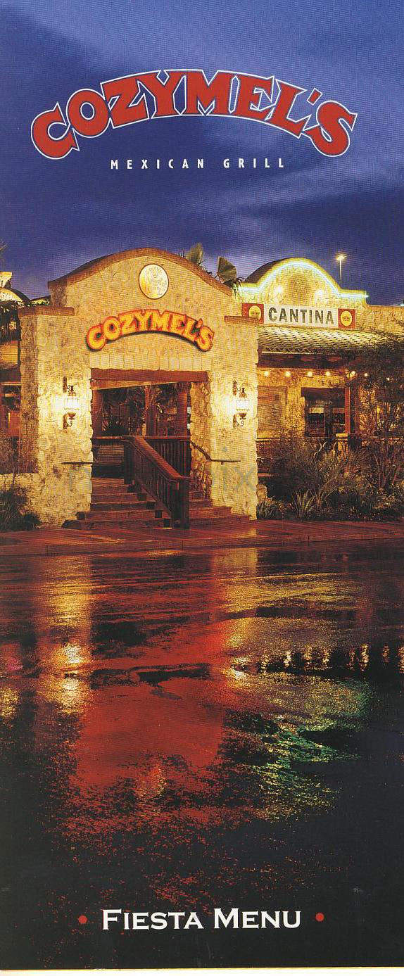 Cozymel's Mexican Grll - El Segundo, CA menu_pic