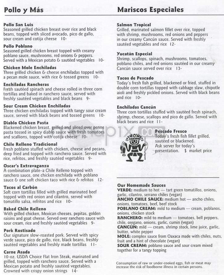 Cozymel's Mexican Grll - El Segundo, CA menu_pic