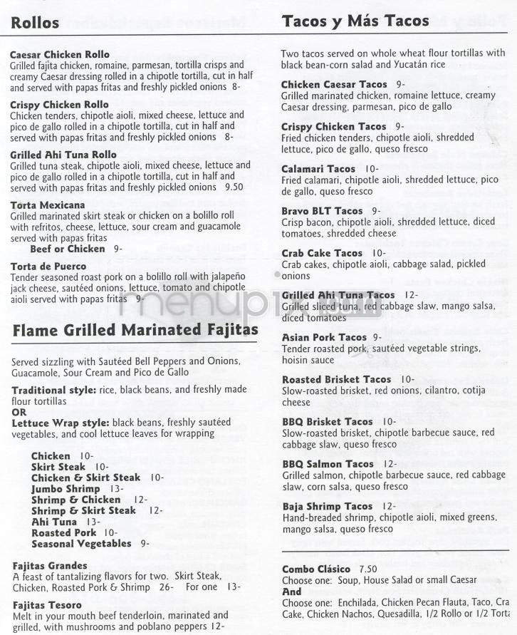 Cozymel's Mexican Grll - El Segundo, CA menu_pic