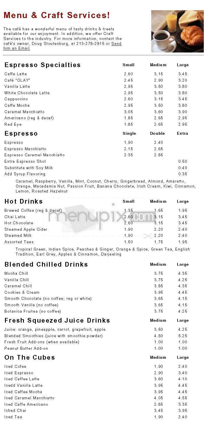 Creative City Cafe - West Hollywood, CA menu_pic