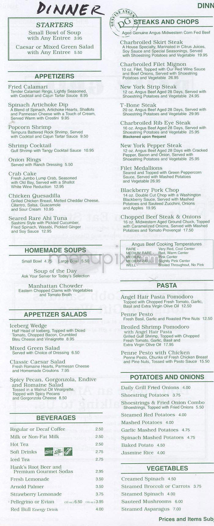 Daily Grill - Los Angeles, CA menu_pic