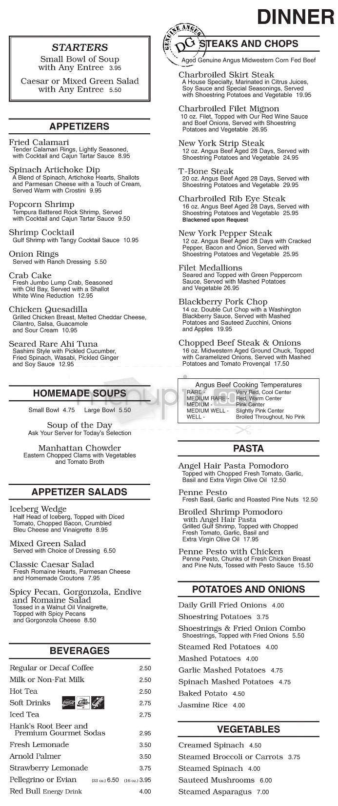 Daily Grill - El Segundo, CA menu_pic