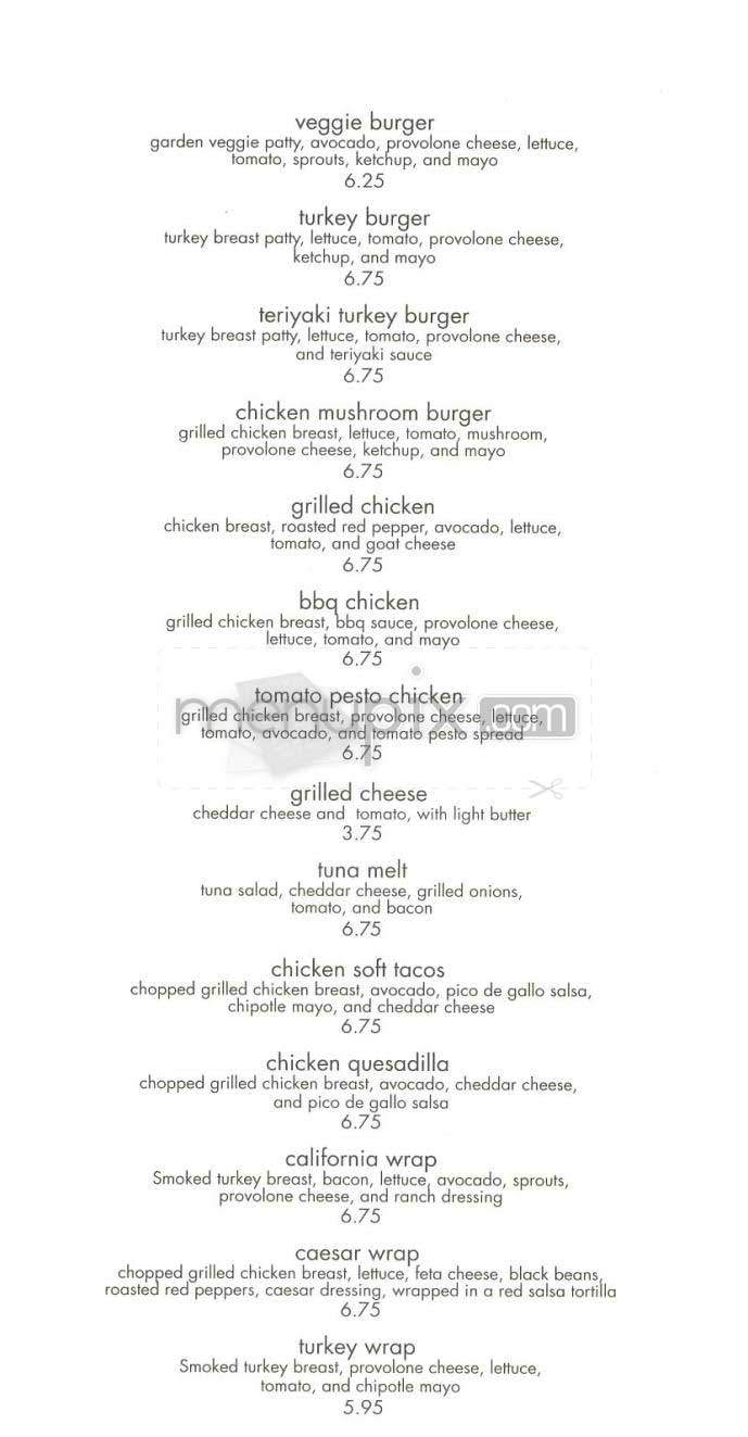 Daks - Los Angeles, CA menu_pic