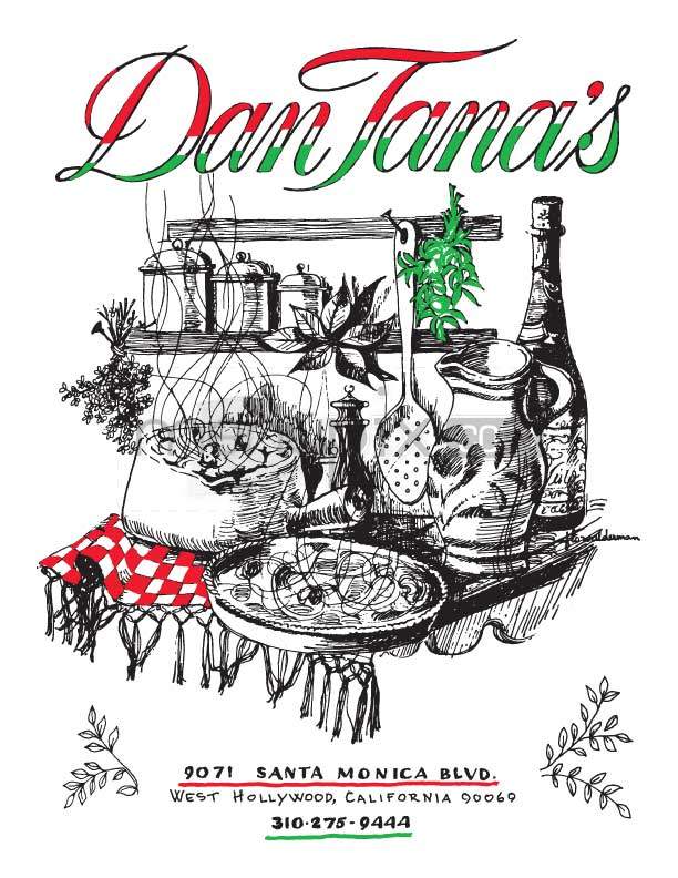 Dan Tana's - West Hollywood, CA menu_pic