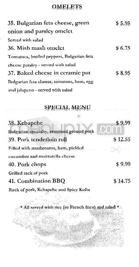 Danube - Los Angeles, CA menu_pic