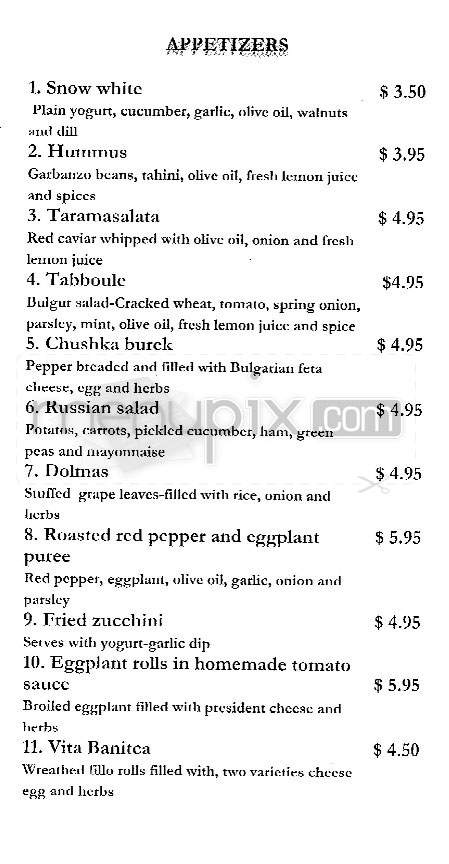 Danube - Los Angeles, CA menu_pic
