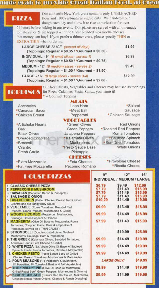 Dagwoods Pizza - Venice, CA menu_pic