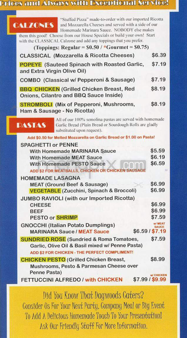 Dagwoods Pizza - Venice, CA menu_pic