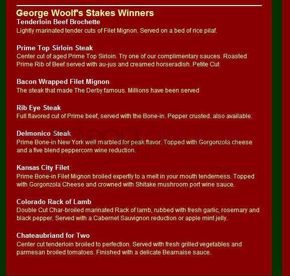 The Derby - Arcadia, CA menu_pic