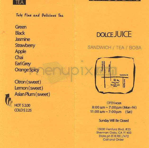 /200950/Dolce-Juice-Sherman-Oaks-CA - Sherman Oaks, CA