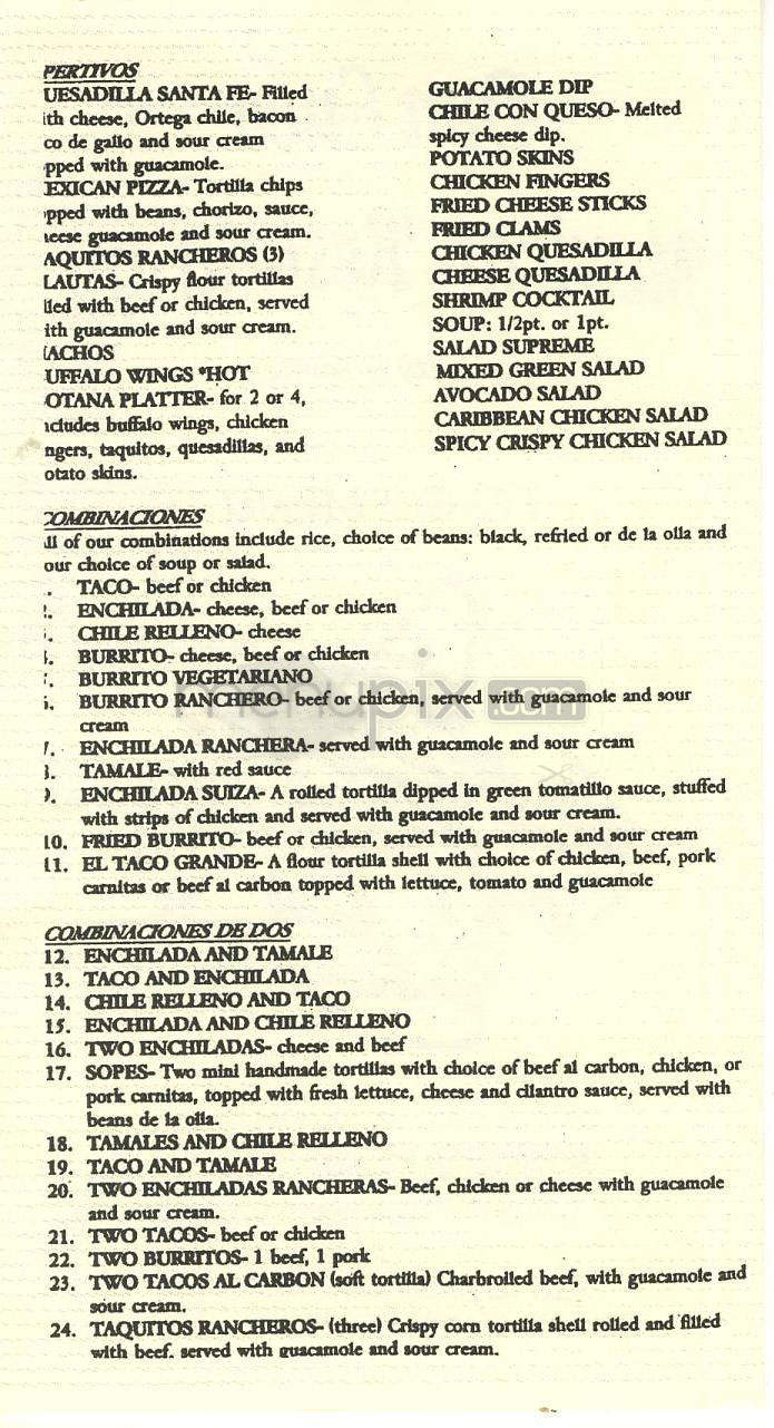Don Cuco's - Glendale, CA menu_pic