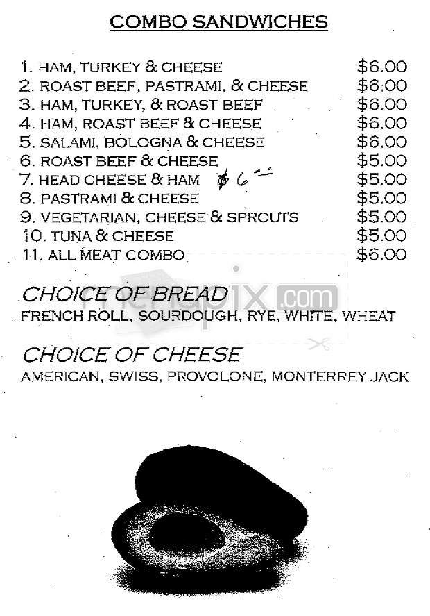 Doreen's Tropical Fruit - Los Angeles, CA menu_pic