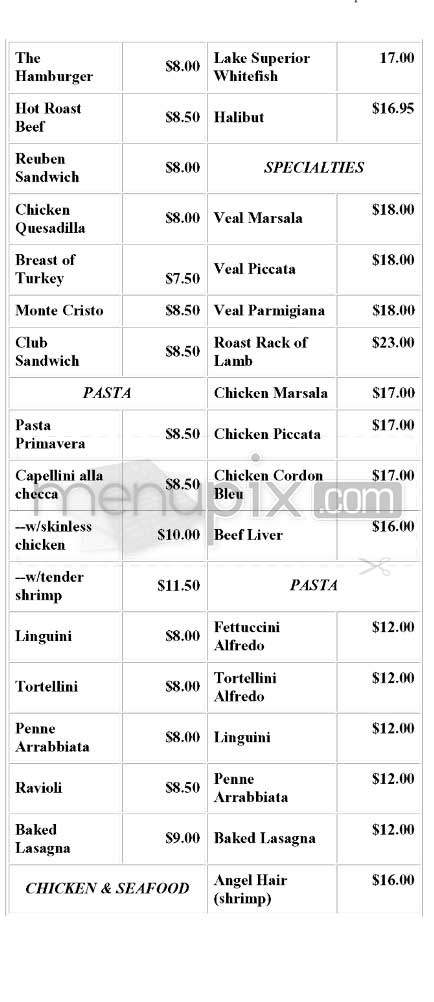 Dresden Room - Los Angeles, CA menu_pic