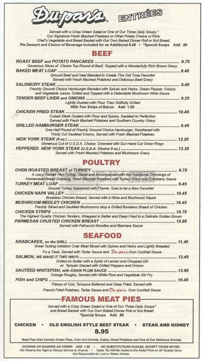 Du Par's - Los Angeles, CA menu_pic