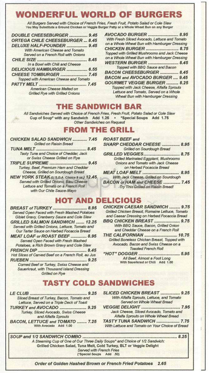 Du Par's - Los Angeles, CA menu_pic